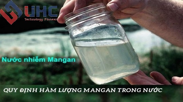 Quy định về hàm lượng mangan ở trong nước 